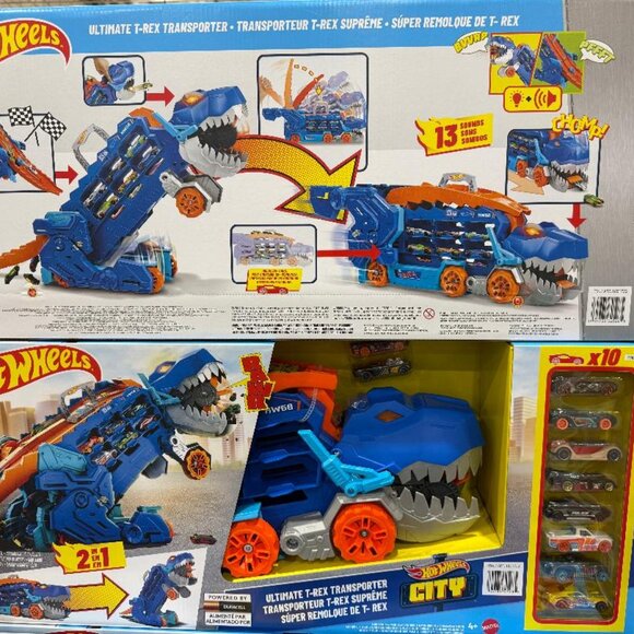 New The Hot Wheels Ultimate T-Rex Transporter - Picture 1 of 1